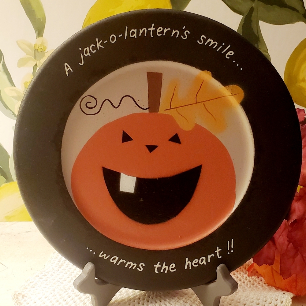 Halloween Pumpkin Decorative Plate